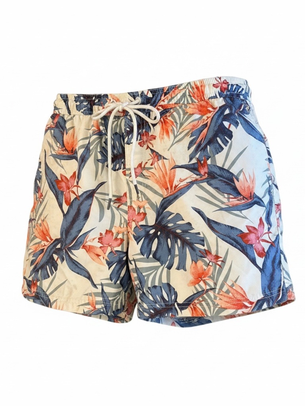 American Eagle Tropical Swim Trunks Mens XL Birds Paradise Compression Liner